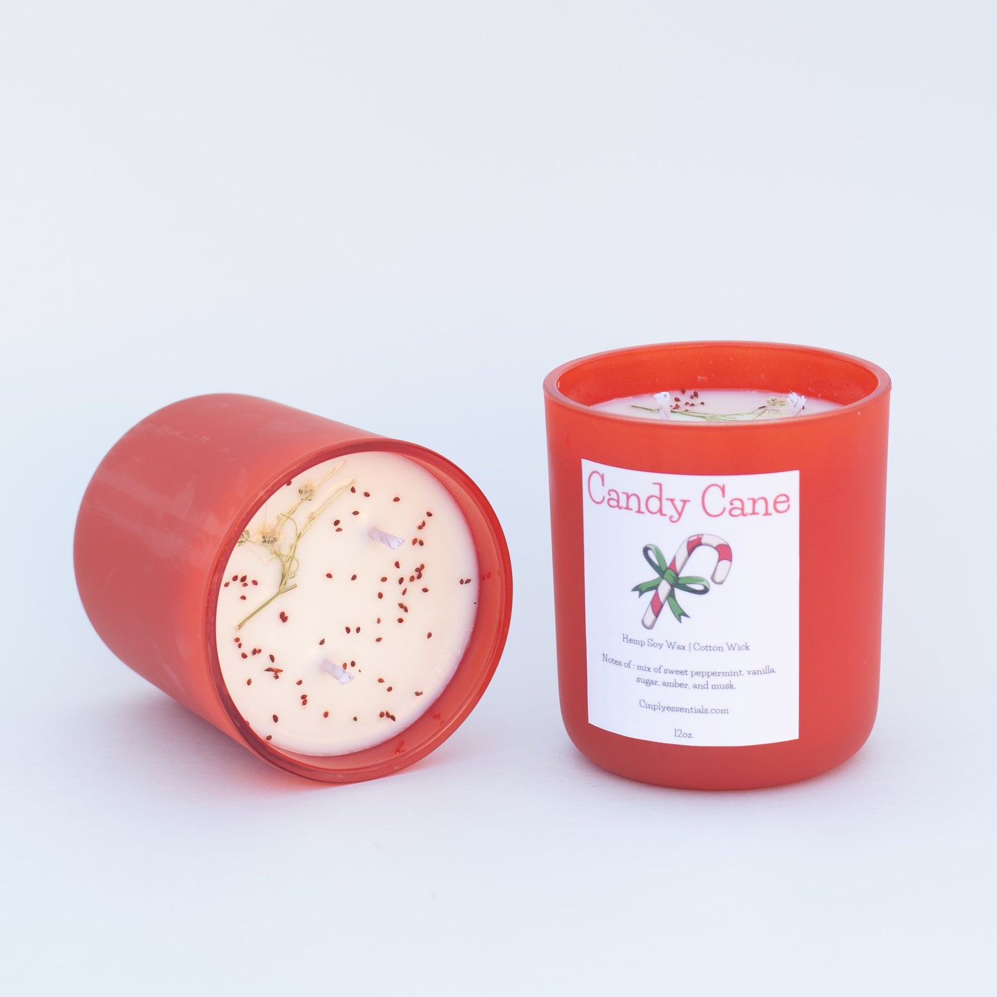 Candy Cane candle