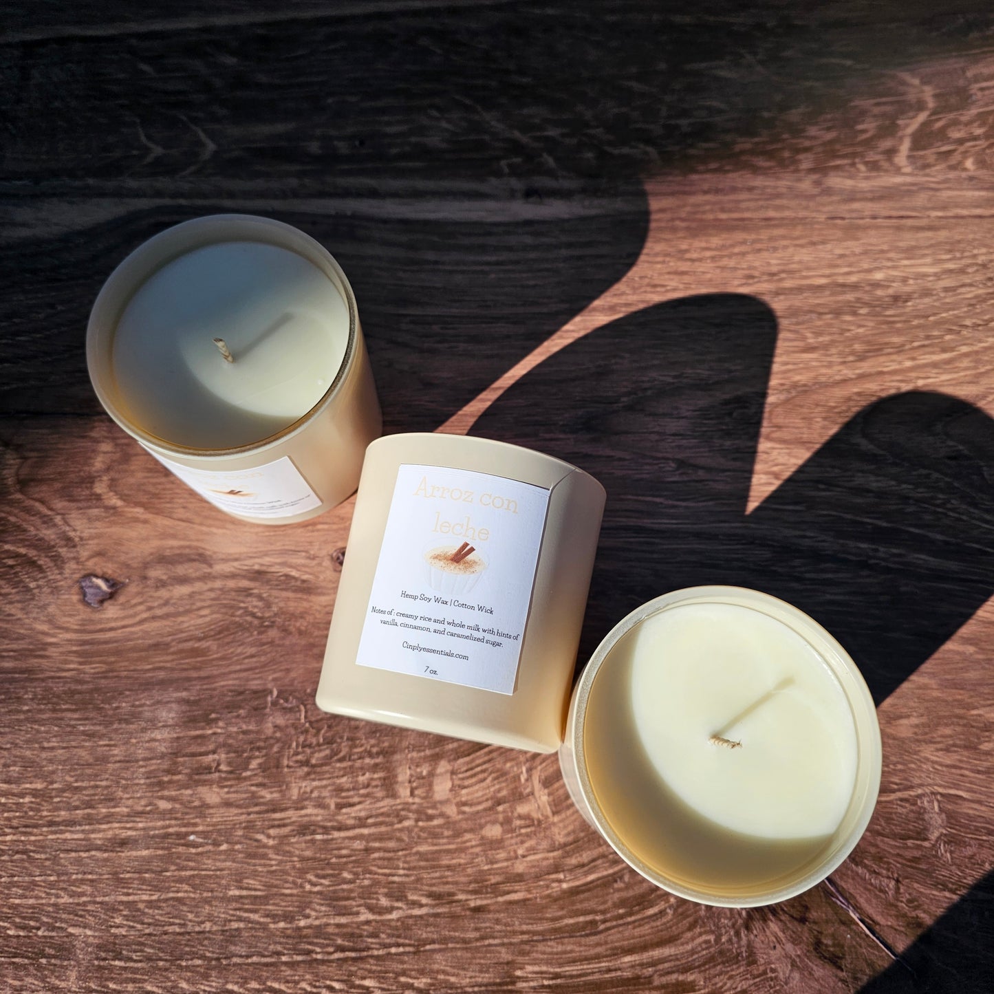 Arroz con leche candle