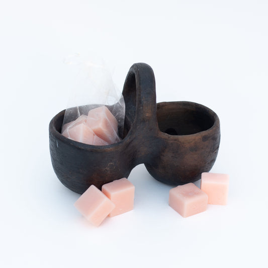 Barro Negro Double Bowl