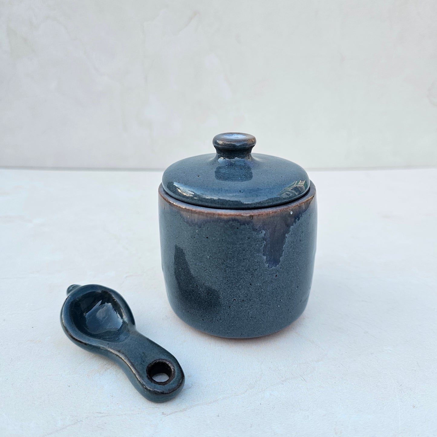 Dust blue mini jar