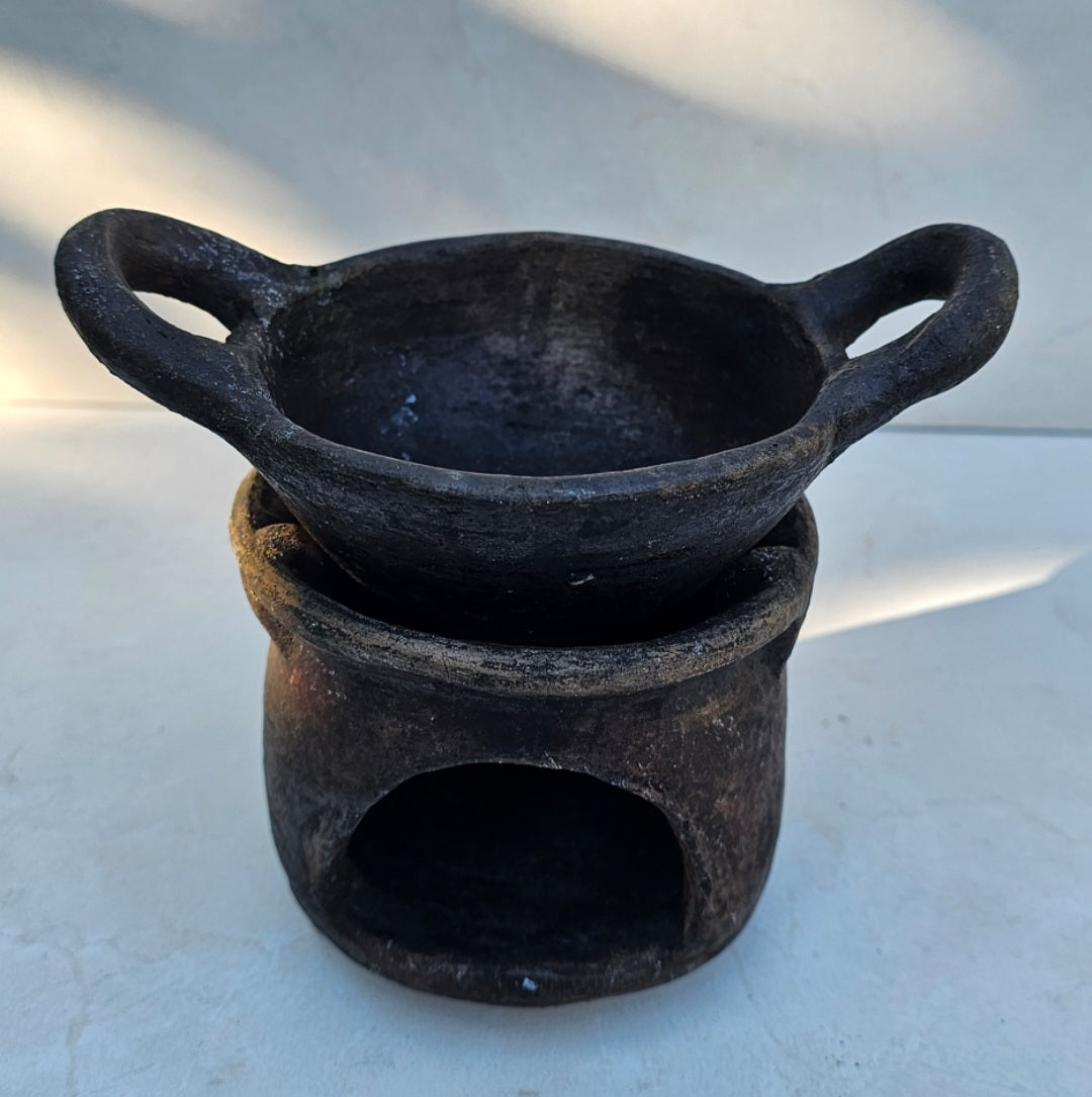 Barro negro Chiminea style 3