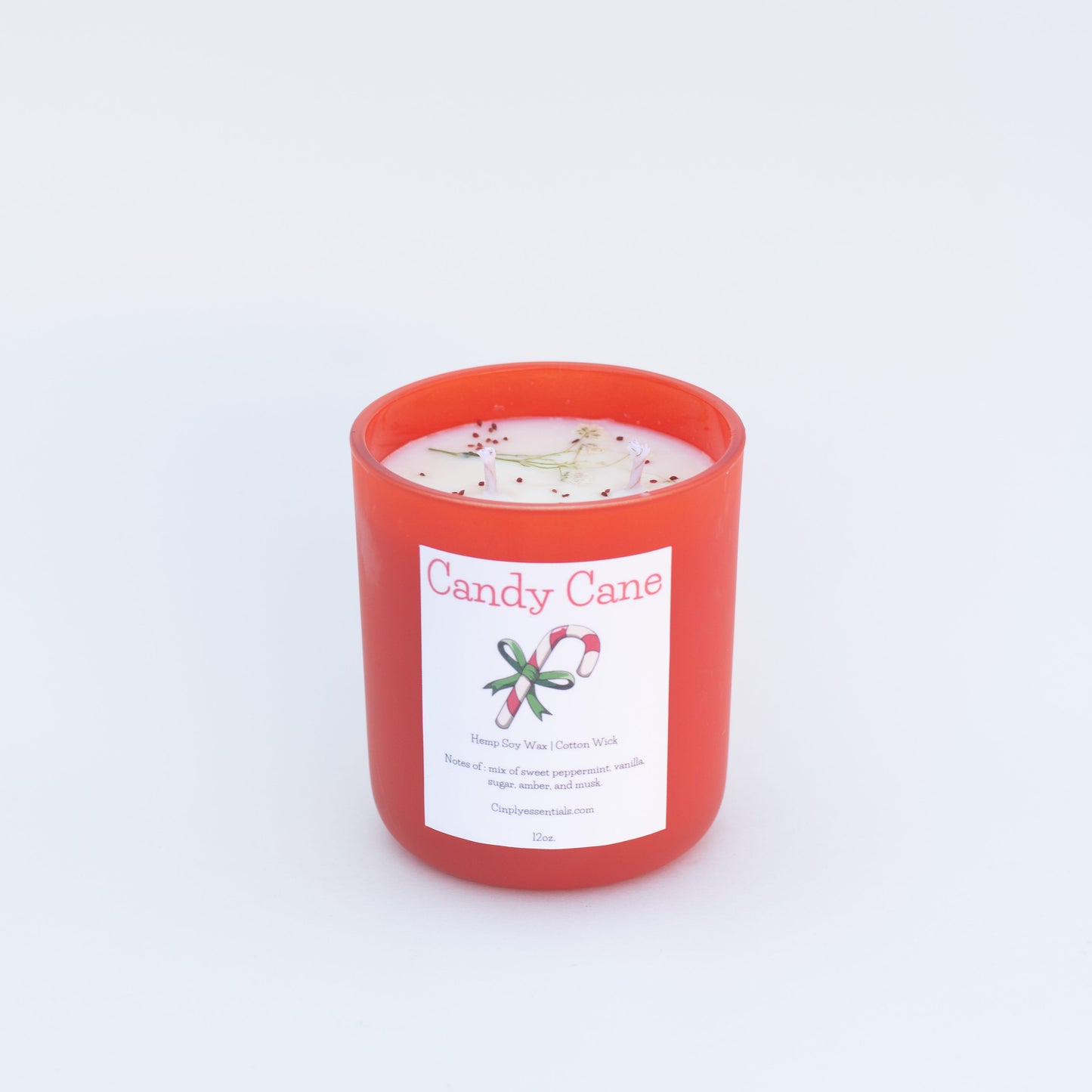 Candy Cane candle