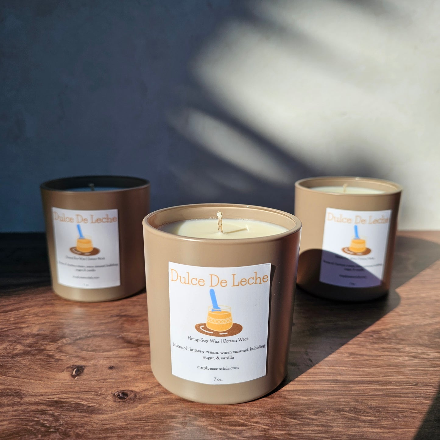 Dulce de leche candle