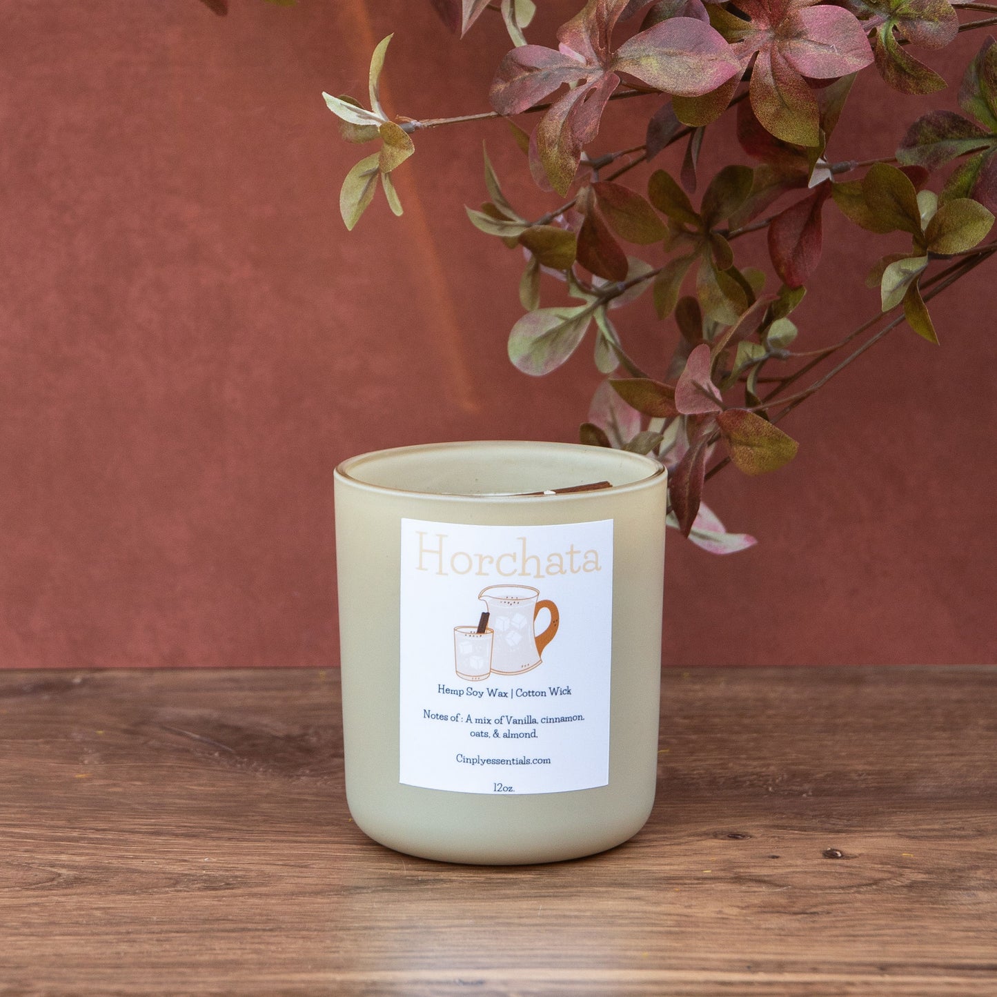 Hortchata candle