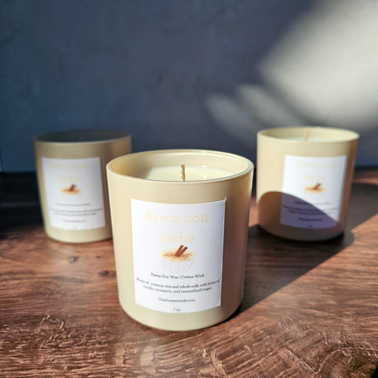 Arroz con leche candle