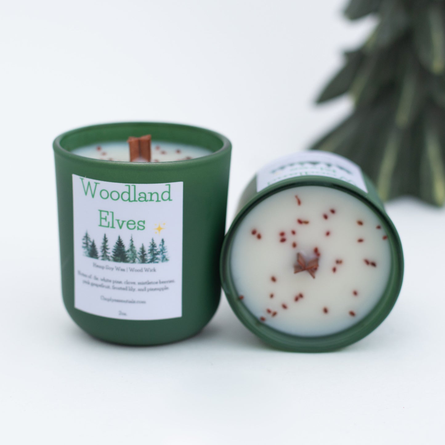 Christmas candle trio