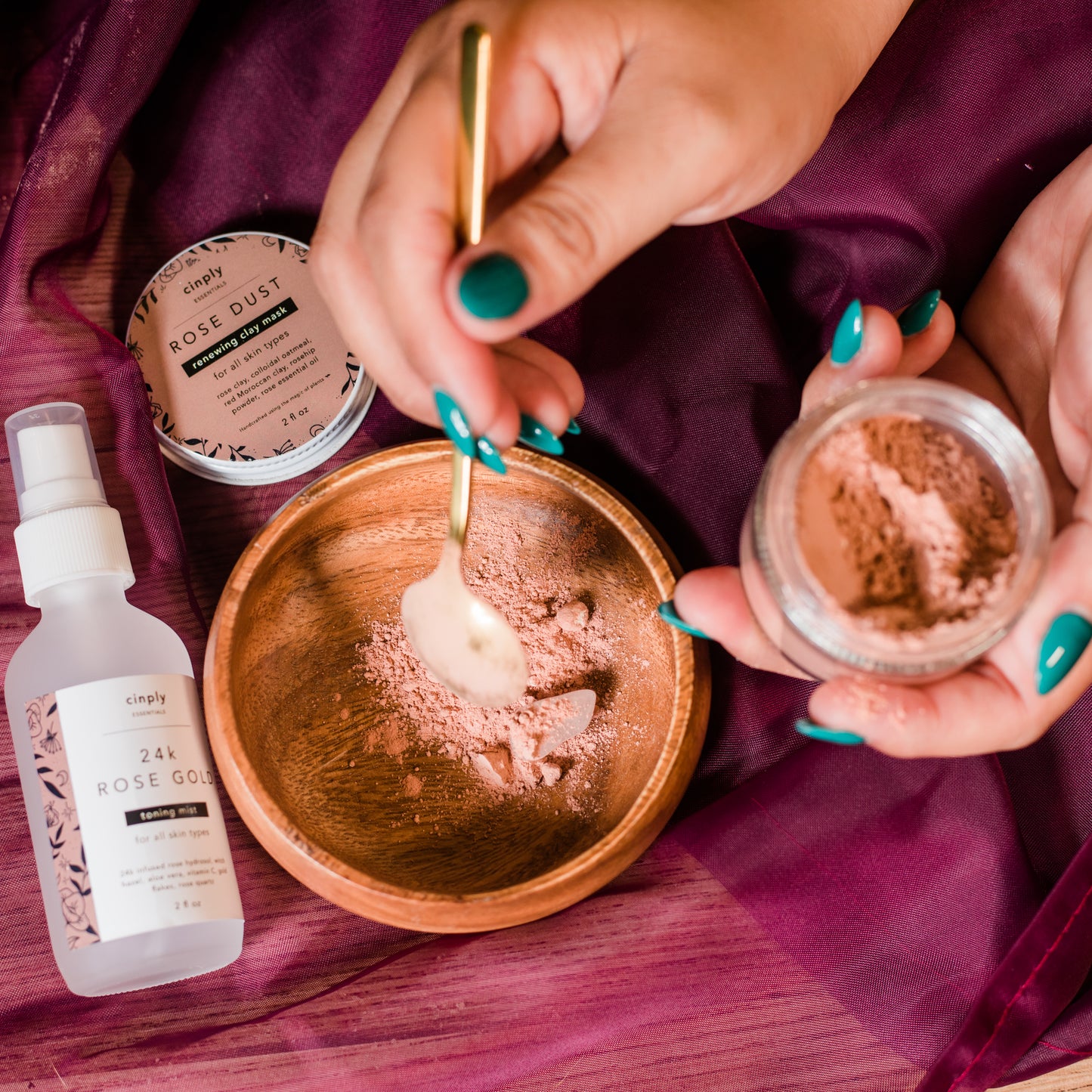 Rose Dust clay mask