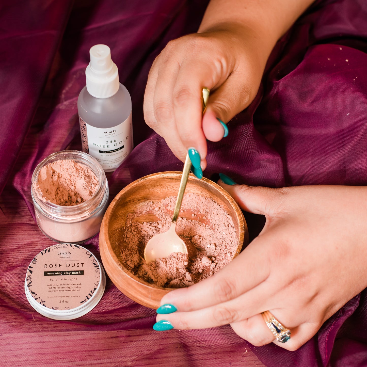 Rose Dust clay mask